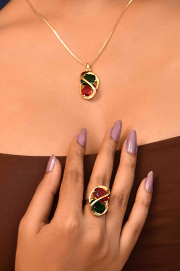 UNIHLC Red & Emerald Infinity Set