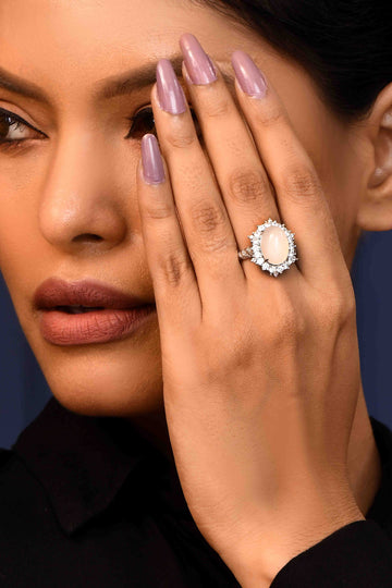 UNIHLC Moonlight Crown Ring