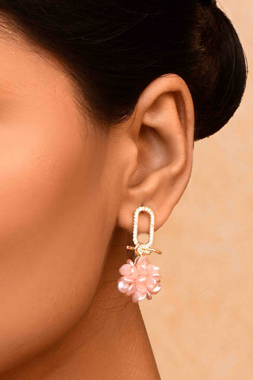 UNIHLC Pink Bloom Earrings