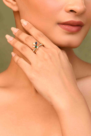 UNIHLC Butterfly Bloom Ring