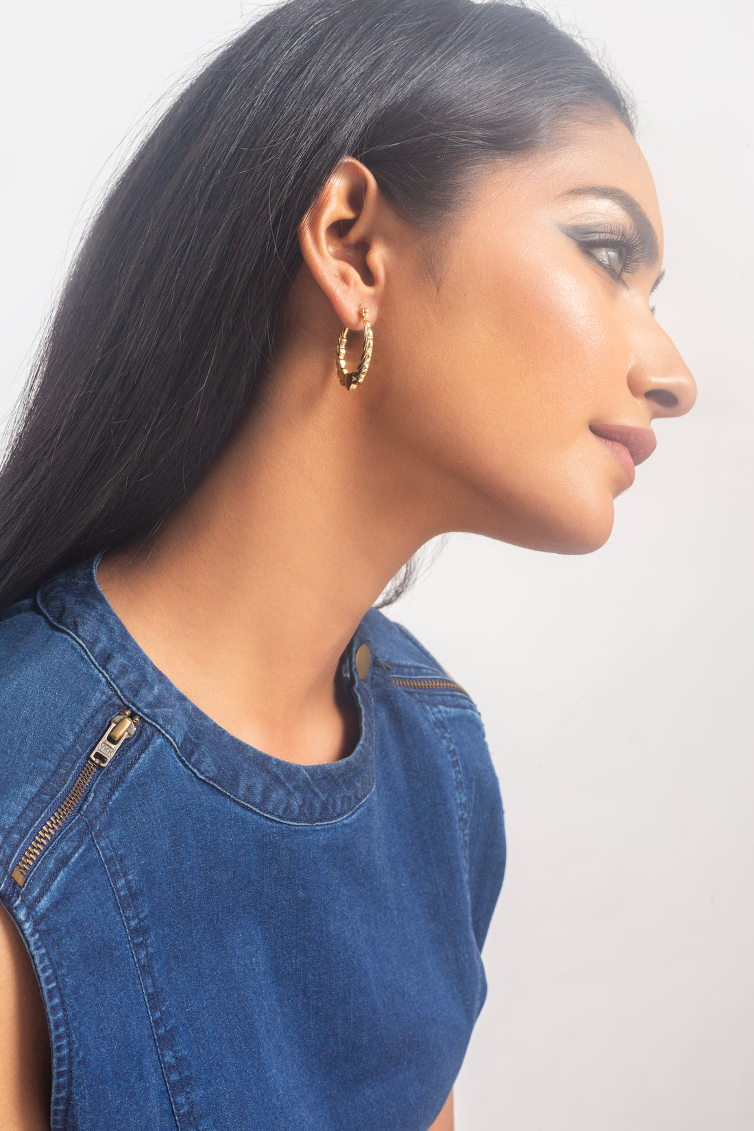 UNIHLC Twisted Gold Hoops