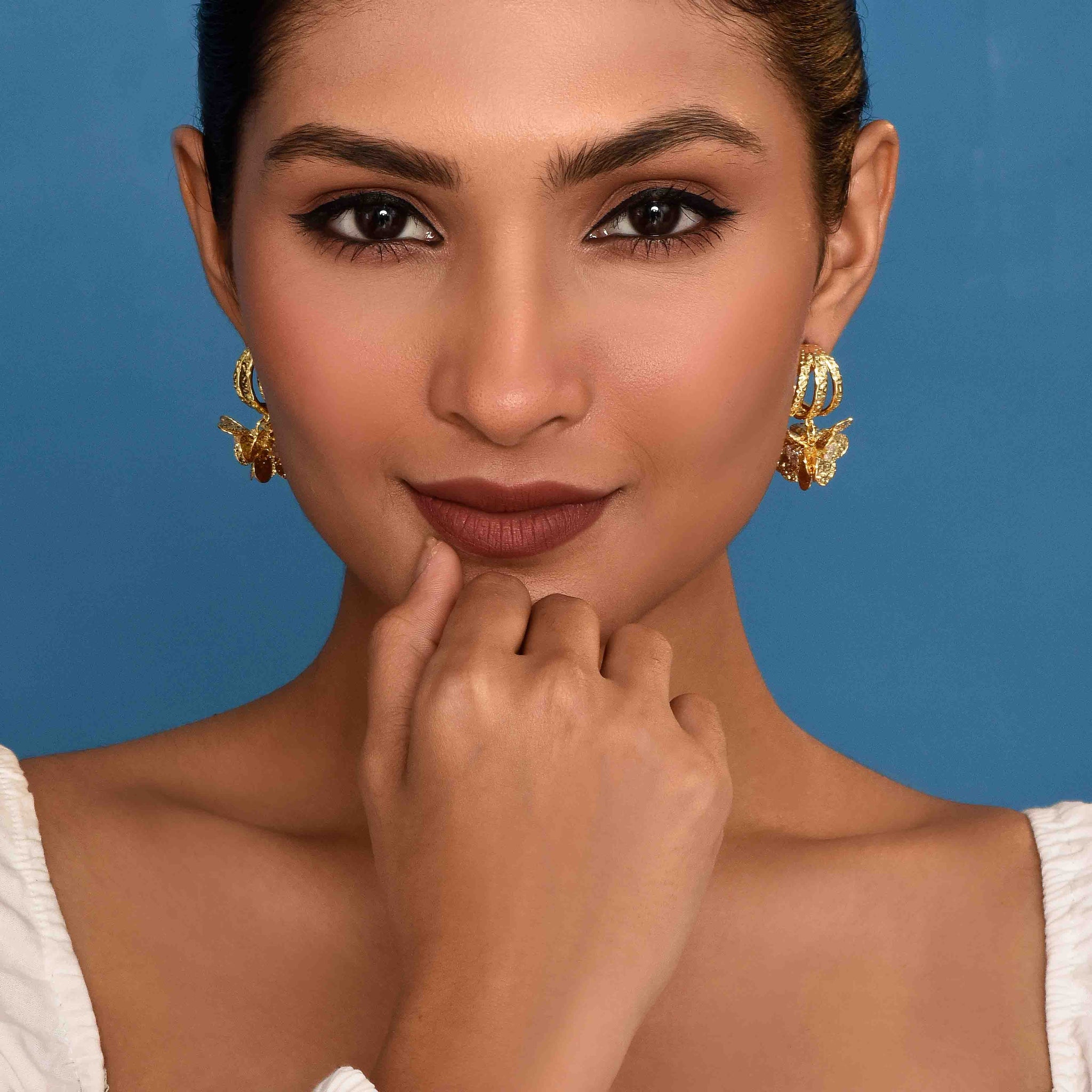 UNIHLC Butterfly Bloom Hoops