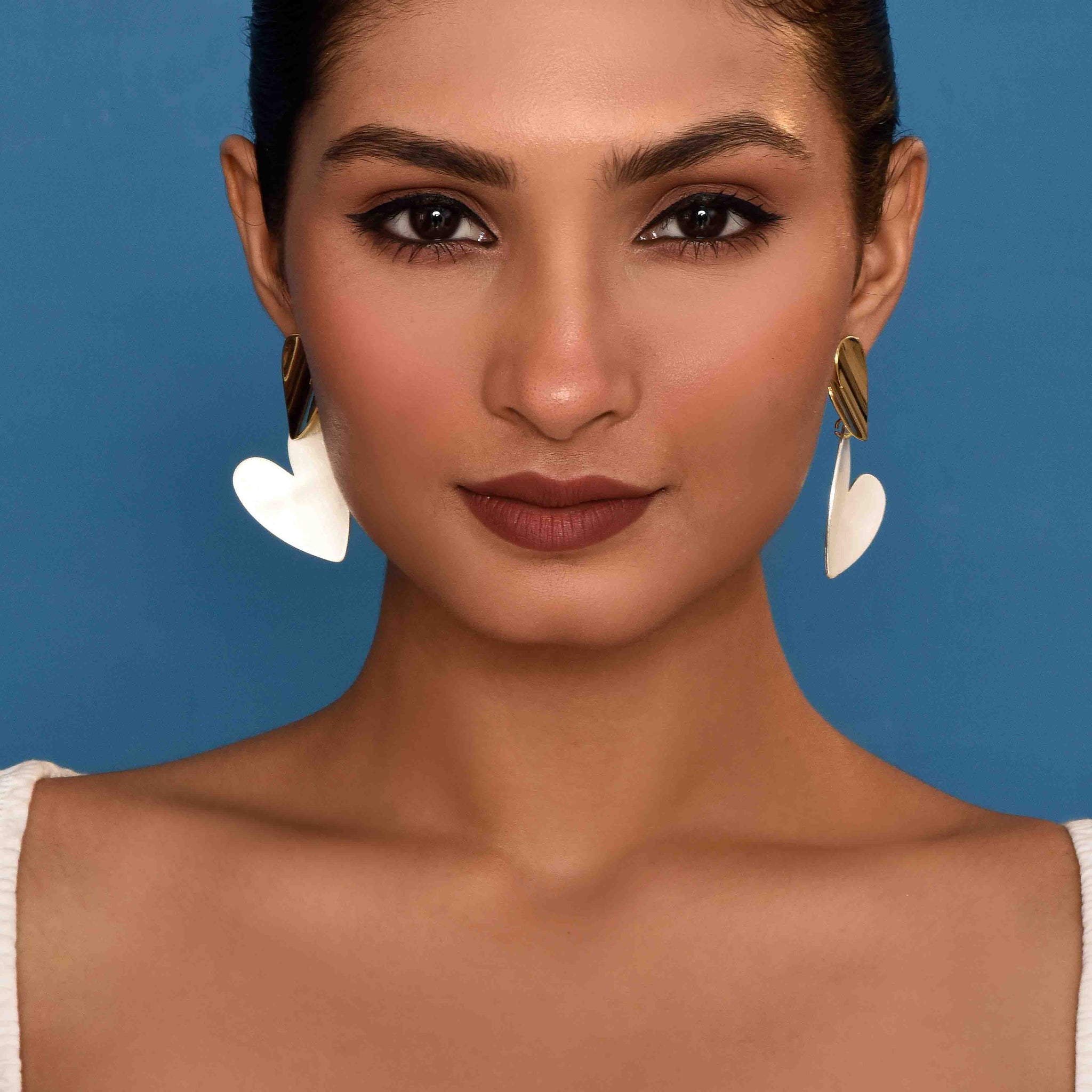 UNIHLC Twin Heart Earrings