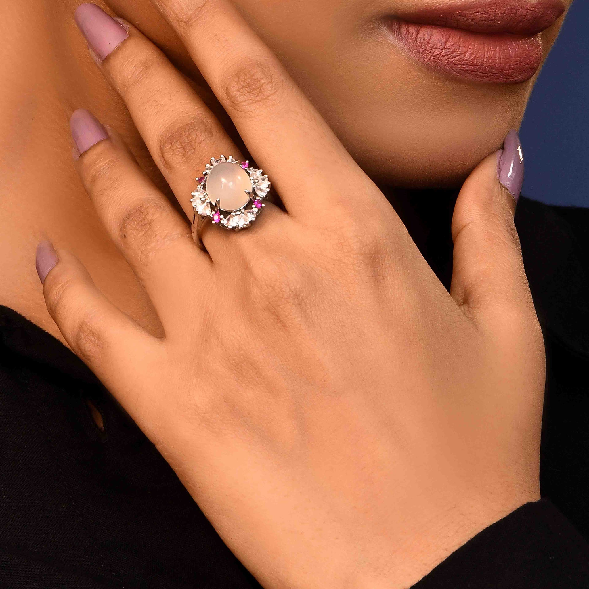 UNIHLC Blush Radiance Ring