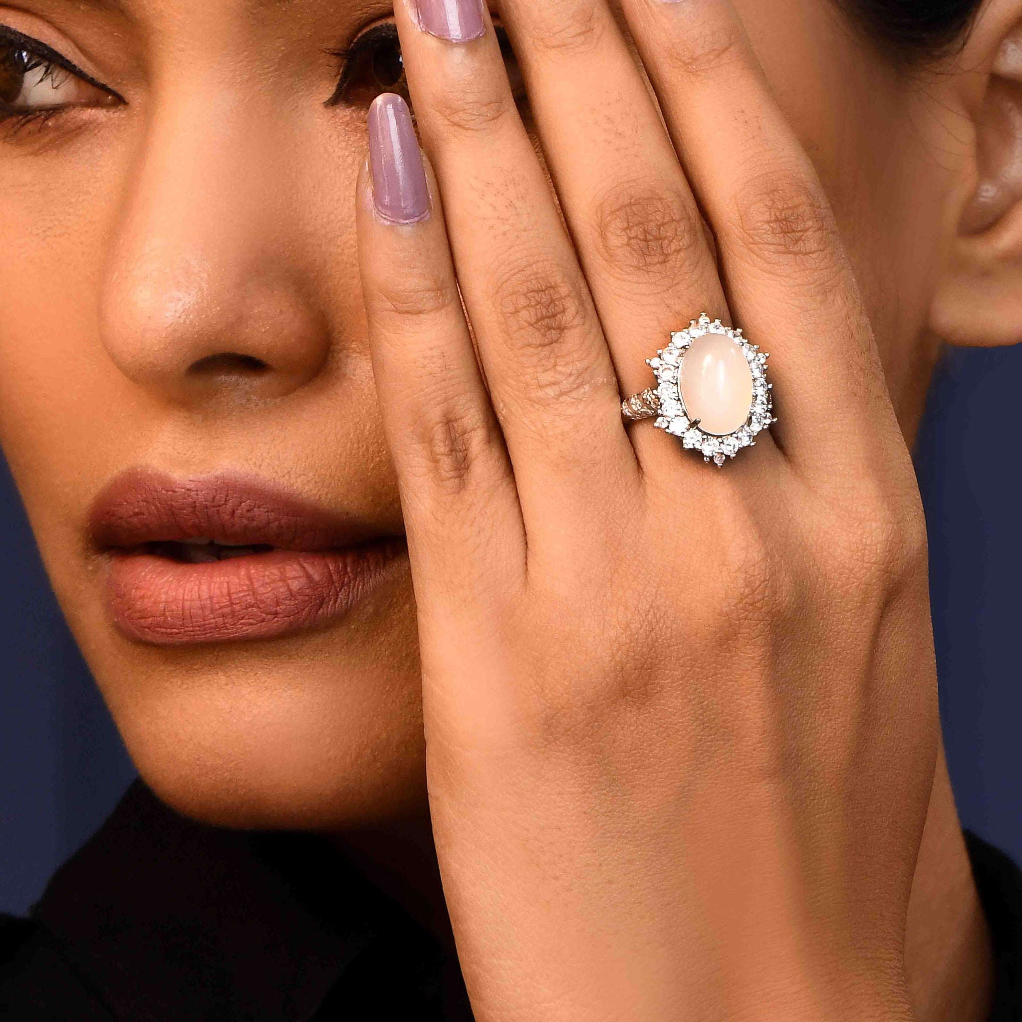UNIHLC Moonlight Crown Ring