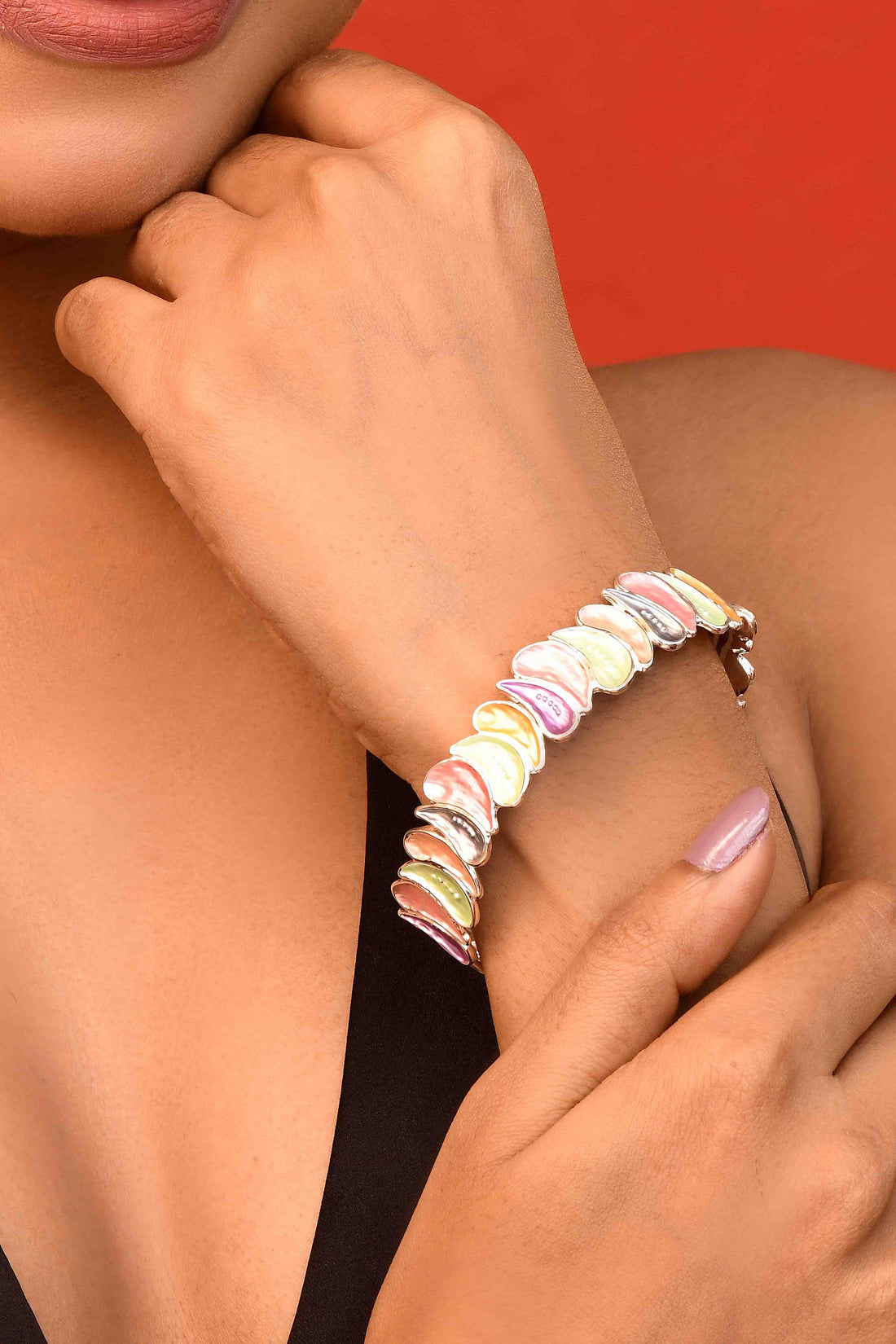 UNIHLC Pastel Leaf Bangle