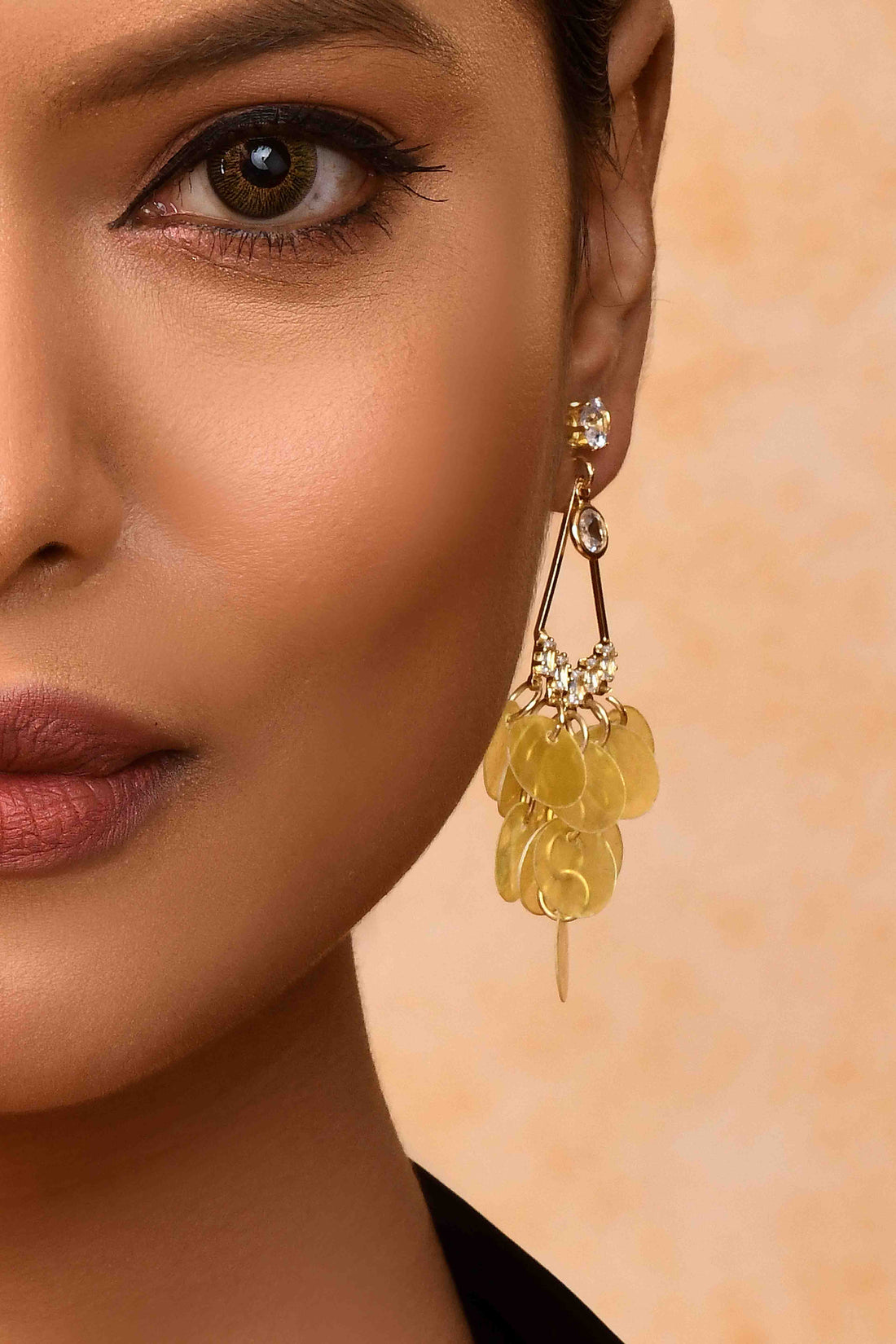 UNIHLC Yellow Sequin Dangle