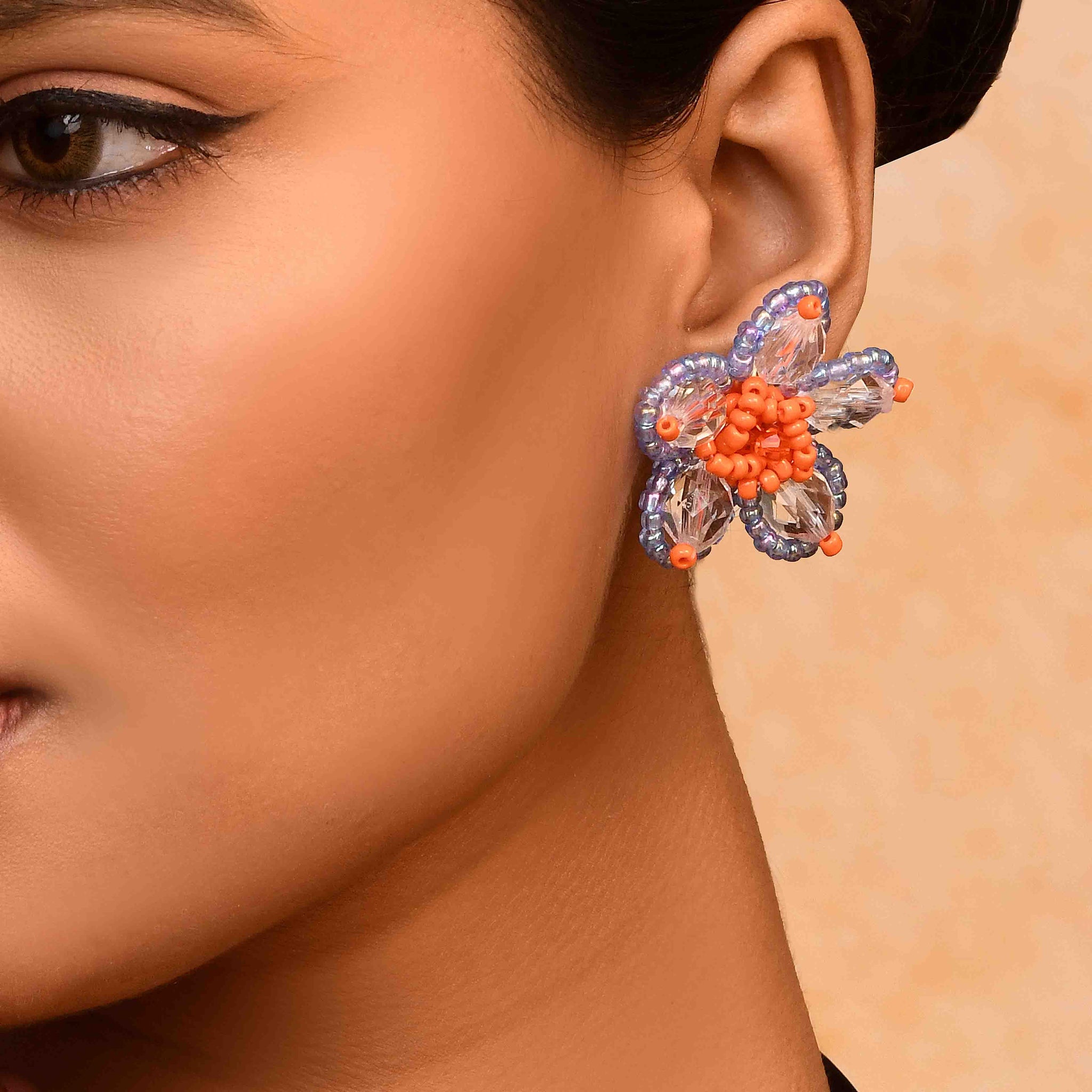 UNIHLC Blue Bloom Earrings