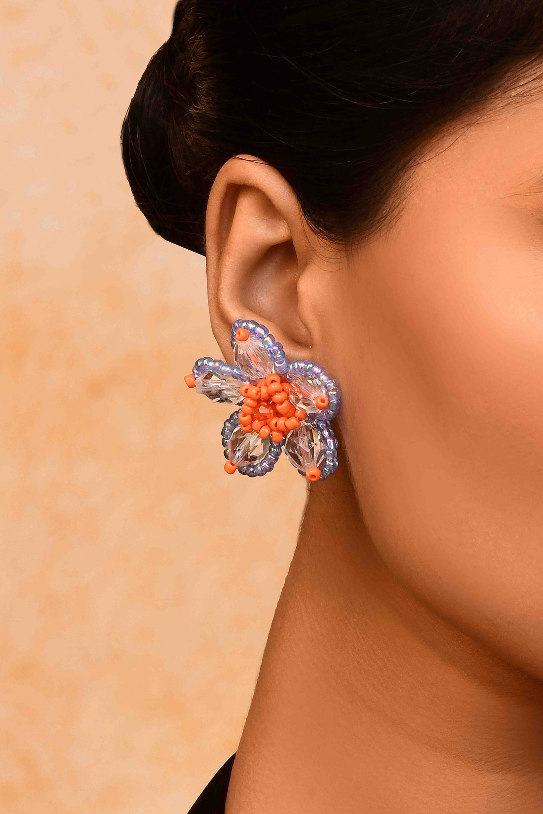 UNIHLC Blue Bloom Earrings