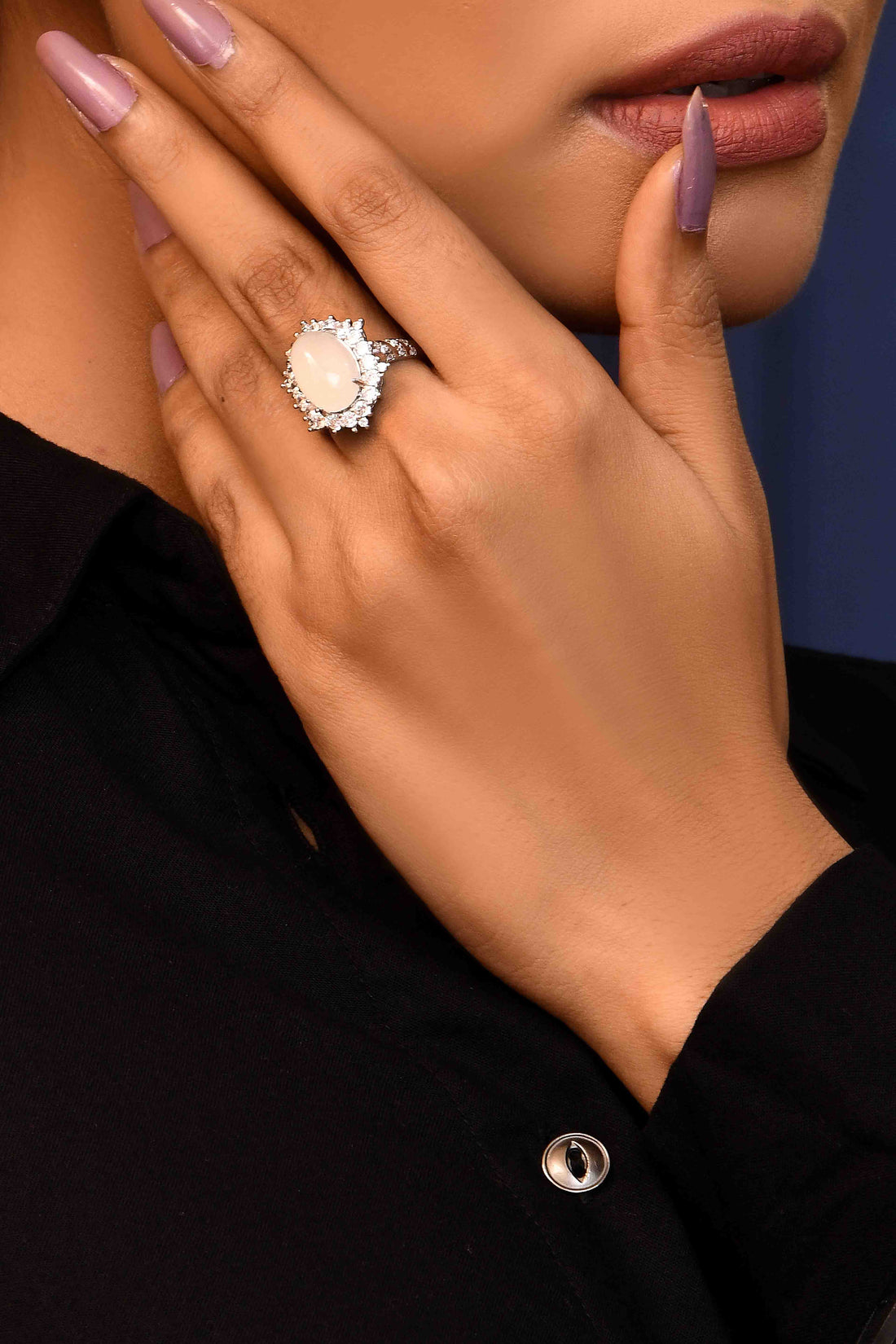 UNIHLC Moonlight Crown Ring