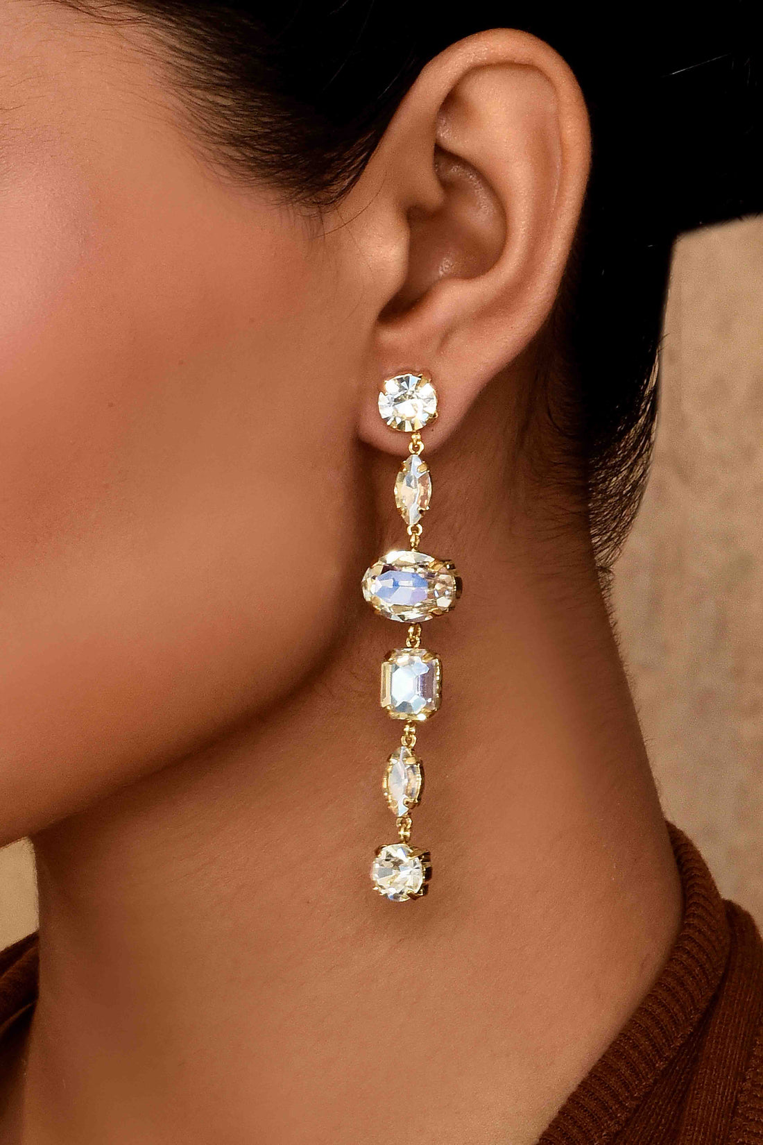 UNIHLC Champagne Luxe Drop Earrings