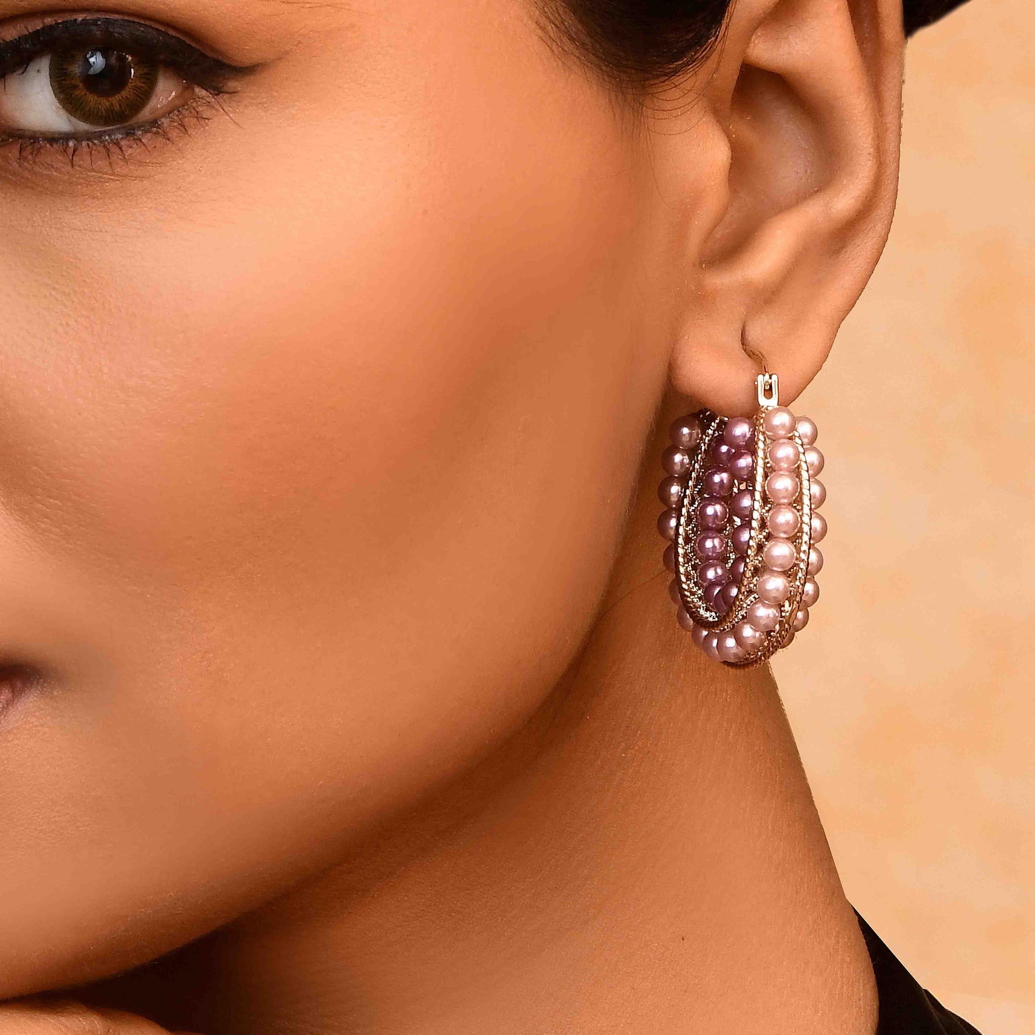 UNIHLC Rosé Pearl Duo Hoops