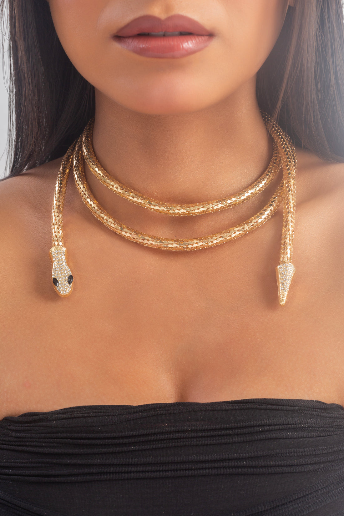 goldene Schlangenkette