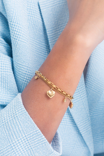 UNIHLC Heart Stack Bracelet