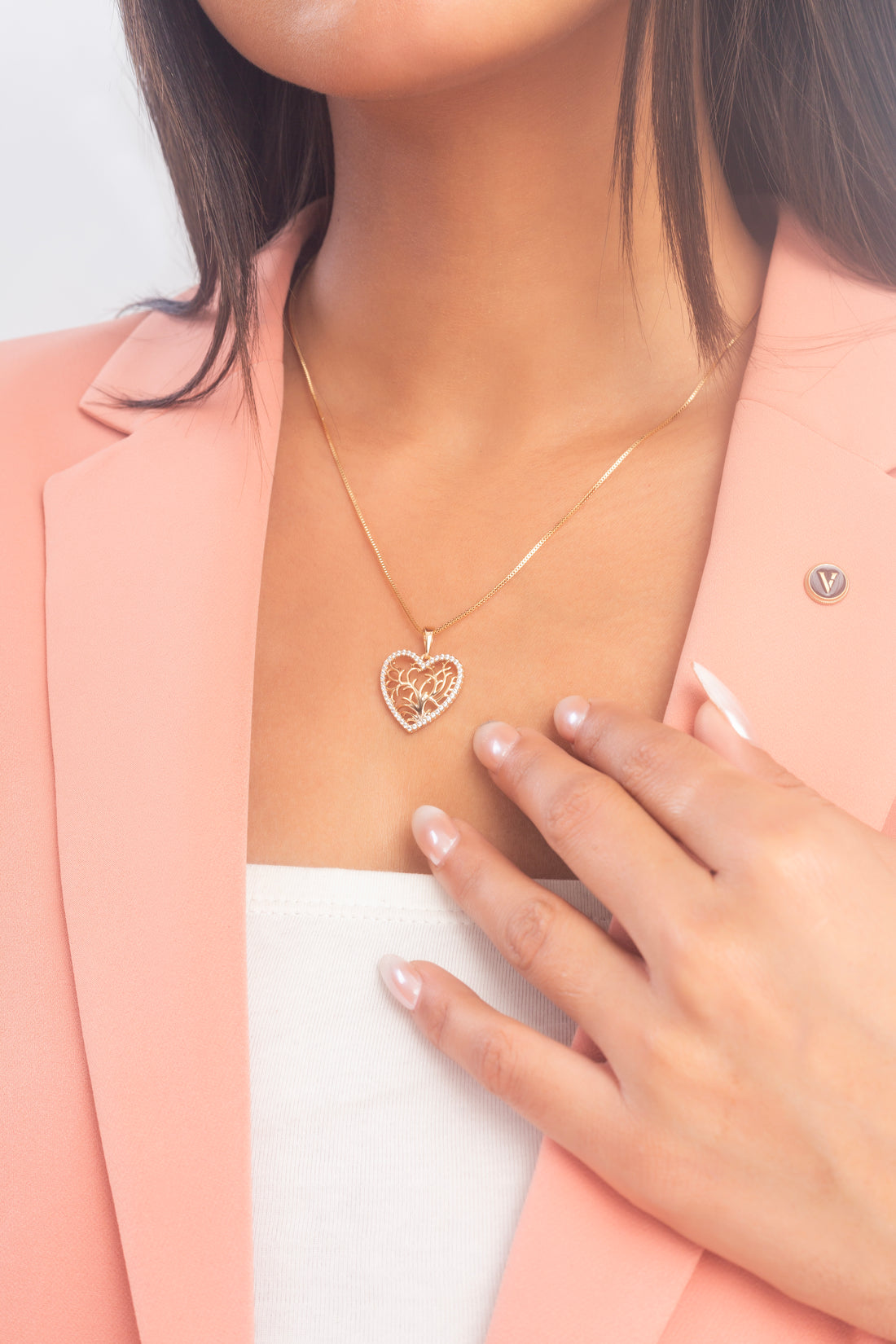 UNIHLC Heart Tree Charm